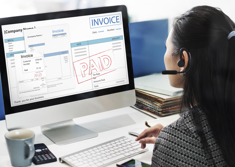 invoice bill paid payment financial account concept 1